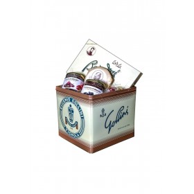 confezione regalo Gollini torta Barozzi 700 gr, torta Muratori 100 gr, composta ciliegie e composta morette di Vignola